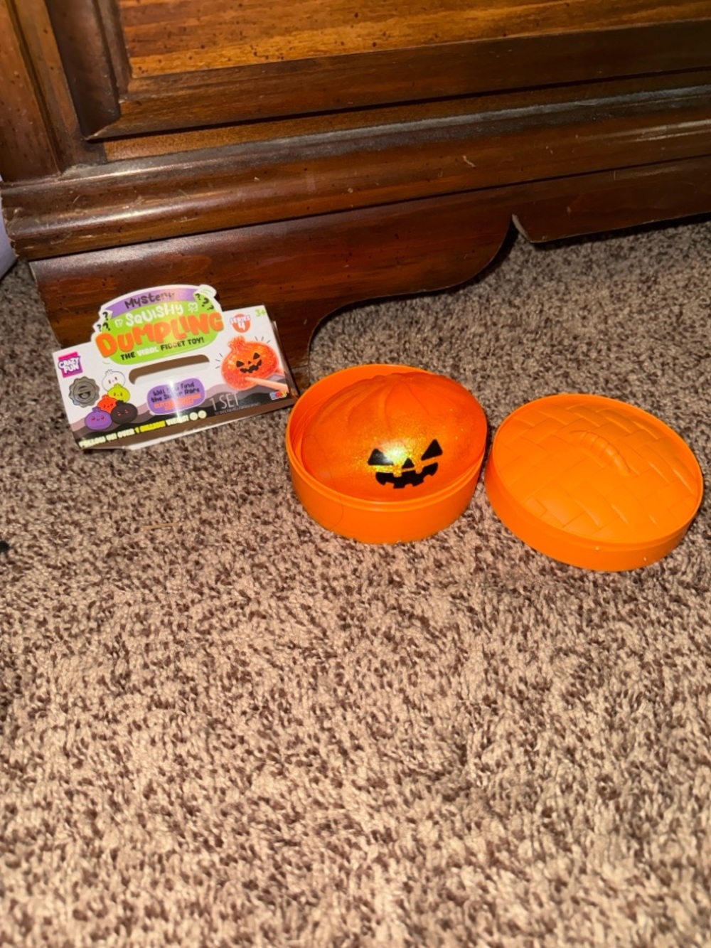 RARE RMS Halloween Glitter Pumpkin Edition Dumpling Squishy Toy Target